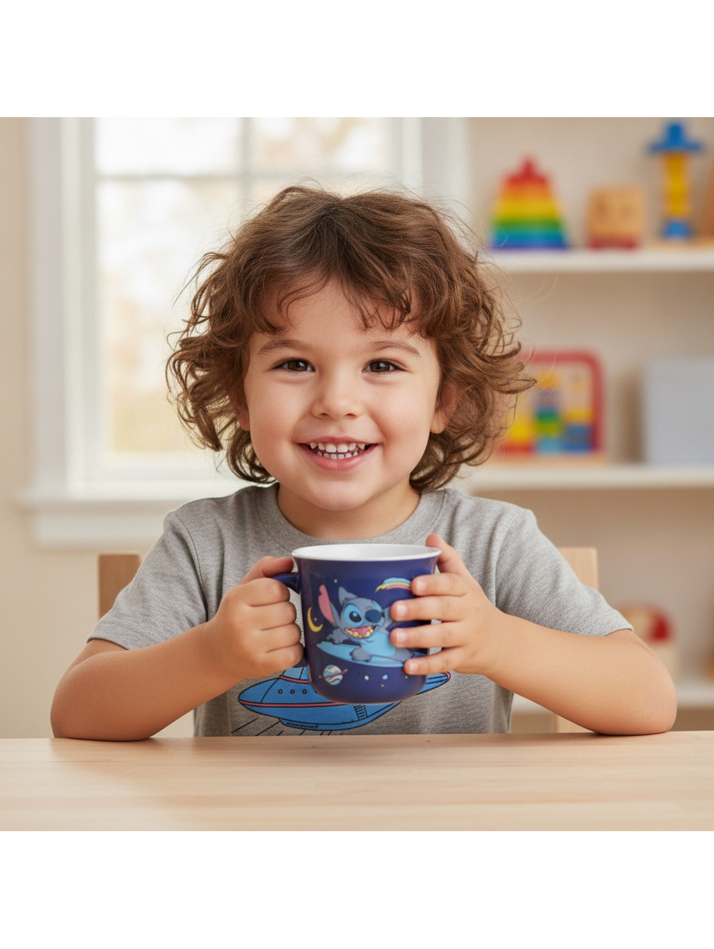 Disney Stitch Far Out Blue Ceramic Coffee Mug